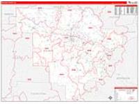 Walker, Al Carrier Route Wall Map