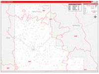 Walthall, Ms Carrier Route Wall Map