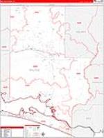 Walton, Fl Carrier Route Wall Map