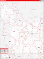 Ward, Nd Carrier Route Wall Map