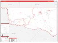 Ward, Tx Carrier Route Wall Map