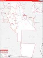 Ware, Ga Carrier Route Wall Map