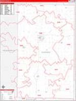 Warren, Il Carrier Route Wall Map
