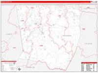 Warren, Nc Carrier Route Wall Map