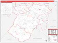 Warren, Va Carrier Route Wall Map