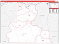 Wasco, Or Carrier Route Wall Map