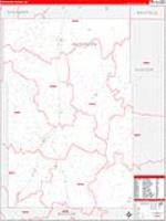 Washburn, Wi Carrier Route Wall Map