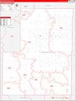 Washington, Co Carrier Route Wall Map
