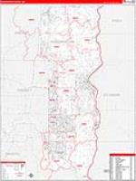 Washington, Mn Carrier Route Wall Map