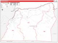 Washington, Nc Carrier Route Wall Map