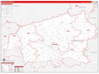 Washington, Tx Carrier Route Wall Map