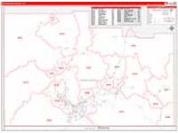 Washington, Ut Carrier Route Wall Map
