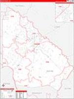 Wayne, Ga Carrier Route Wall Map