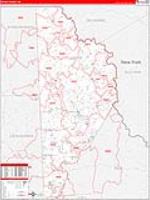 Wayne, Pa Carrier Route Wall Map