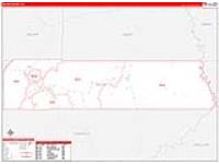 Wayne, Ut Carrier Route Wall Map