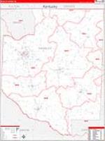 Weakley, Tn Carrier Route Wall Map