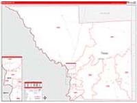 Webb, Tx Carrier Route Wall Map