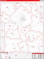 Webster, Ia Carrier Route Wall Map