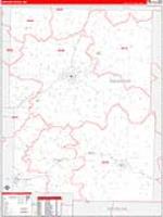 Webster, Mo Carrier Route Wall Map