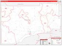 Webster, Ms Carrier Route Wall Map