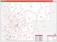 Weld, Co Carrier Route Wall Map