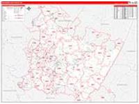 Westmoreland, Pa Carrier Route Wall Map