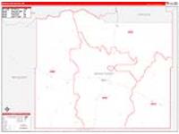 Wheatland, Mt Carrier Route Wall Map