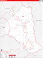 Wheeler, Ga Carrier Route Wall Map