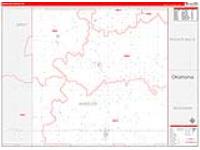 Wheeler, Tx Carrier Route Wall Map