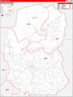 White, Ga Carrier Route Wall Map