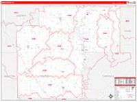 White, In Carrier Route Wall Map