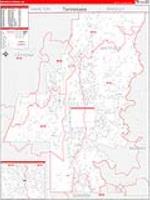 Whitfield, Ga Carrier Route Wall Map