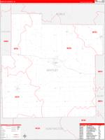 Whitley, In Wall Map Zip Code