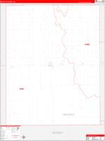 Wichita, Ks Wall Map Zip Code