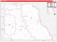 Wilcox, Ga Carrier Route Wall Map