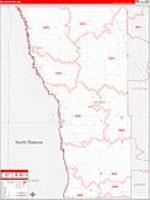Wilkin, Mn Carrier Route Wall Map