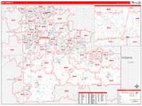 Will, Il Carrier Route Wall Map