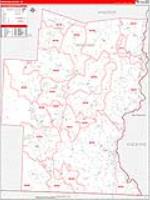 Windham, Vt Carrier Route Wall Map