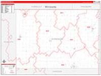 Winnebago, Ia Carrier Route Wall Map