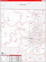 Winnebago, Il Carrier Route Wall Map