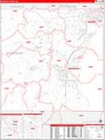 Winnebago, Wi Carrier Route Wall Map