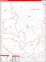 Winneshiek, Ia Carrier Route Wall Map