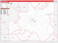 Winston, Ms Carrier Route Wall Map