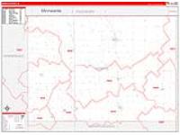 Worth, Ia Carrier Route Wall Map