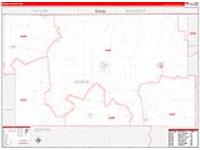 Worth, Mo Carrier Route Wall Map