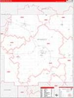 Wyandot, Oh Carrier Route Wall Map