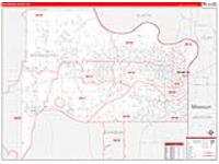 Wyandotte, Ks Carrier Route Wall Map