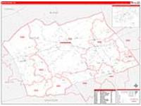 Wythe, Va Carrier Route Wall Map