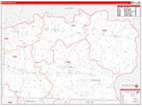 Yadkin, Nc Carrier Route Wall Map