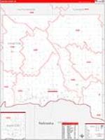 Yankton, Sd Carrier Route Wall Map